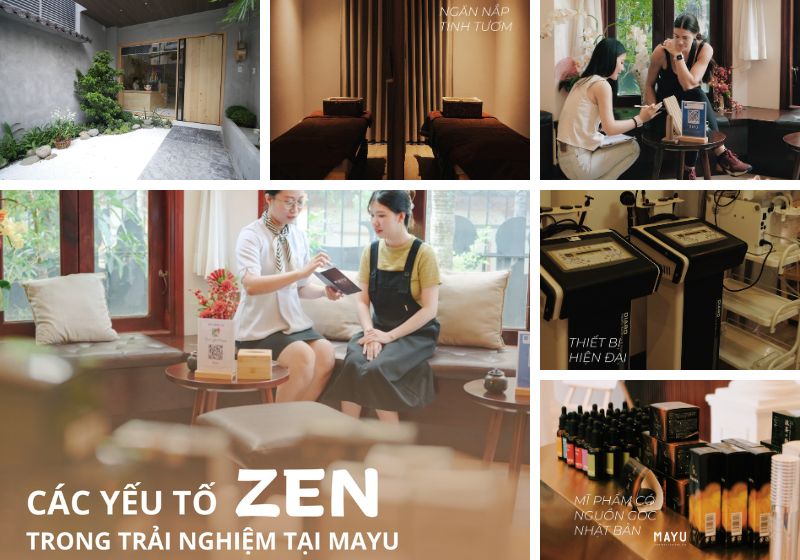 Không gian trải nghiệm chăm sóc trẻ hóa da không xâm lấn tại Mayu Spa