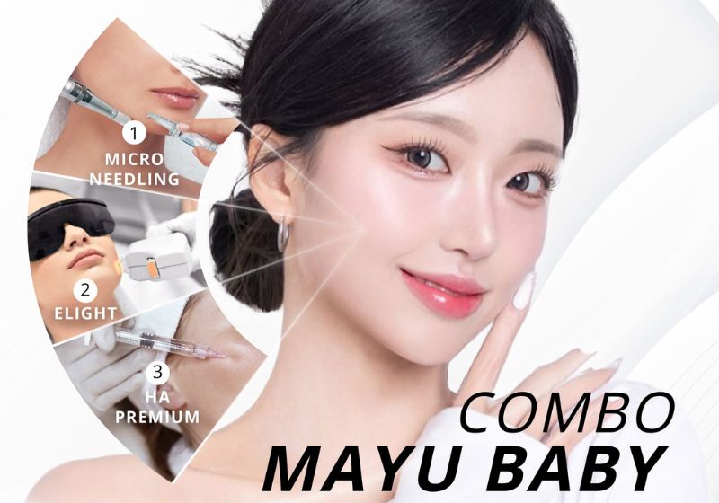 Mayu Baby Combo, combining regeneration, brightening, and deep hydration, is the ideal choice for skin in need of a quick upgrade—now with discounts of up to 45%. Book your appointment today!