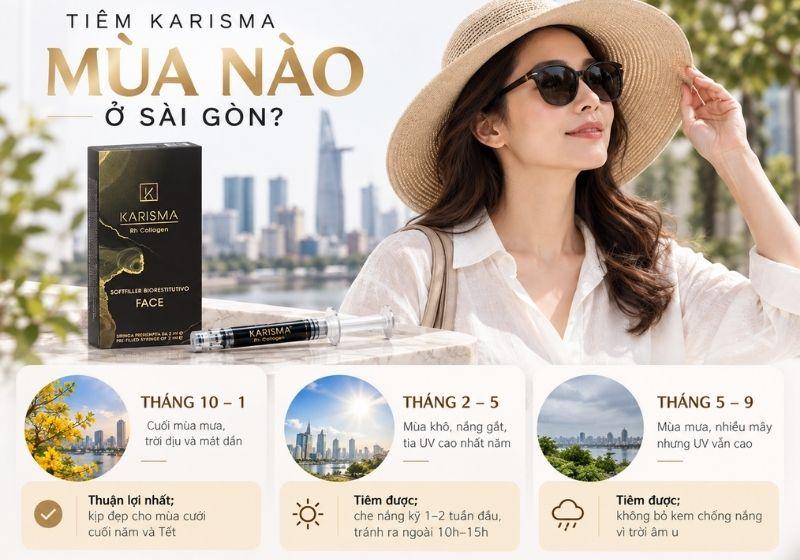 Tiêm Karisma mùa nào? Lịch trình tiêm theo điều kiện thời tiết Sài Gòn theo từng giai đoạn trong năm